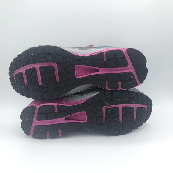 Nike Reax Run 8 Wmns Sz 9 Silver Blue Pink 599562 - Picture 6 of 7